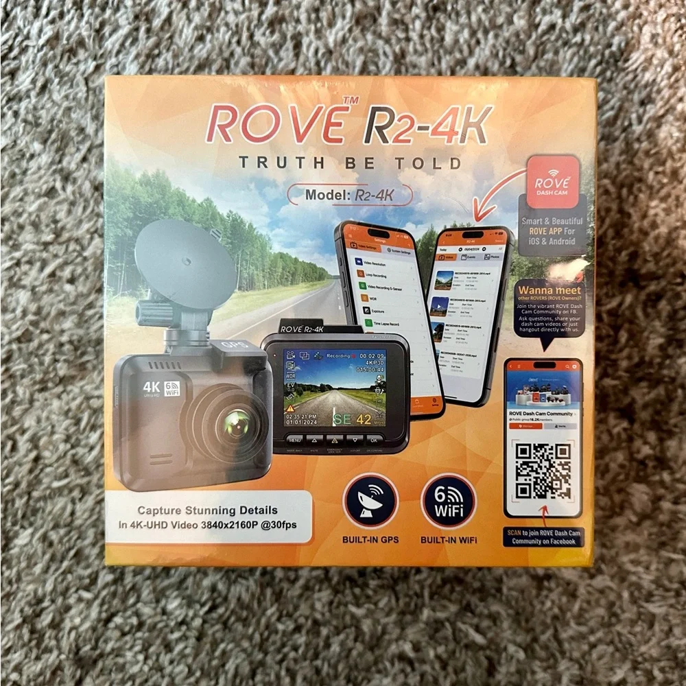 ROVE R2-4K On-Dash Camera - Picture 1 of 4
